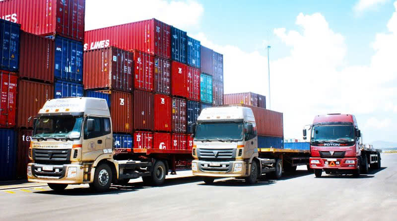 Vận chuyển nội địa bằng container xe tải