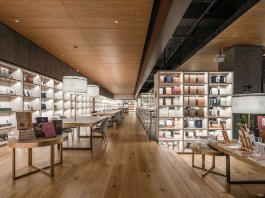 thiet ke van phong pham kiem nha sach