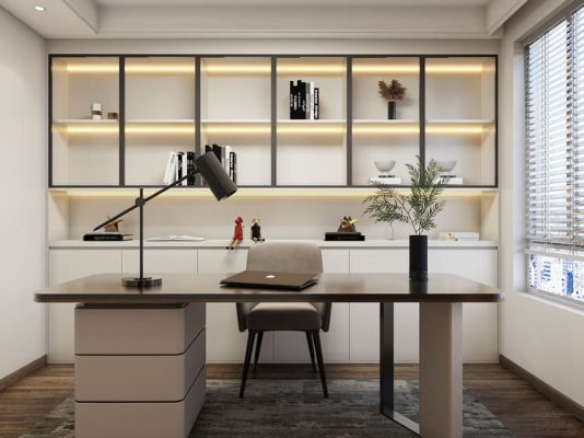 Thiet ke phong lam viec tai nha 3