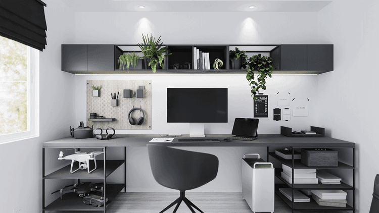 phong lam viec an tuong tai nha