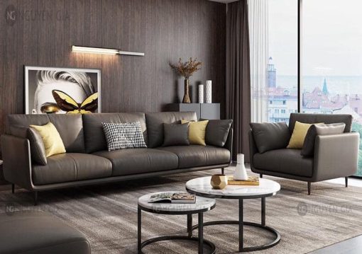 sofa da van phong qg3