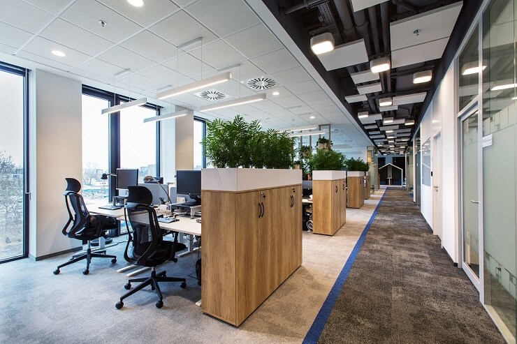 thiet ke hanh lang van phong dep 2