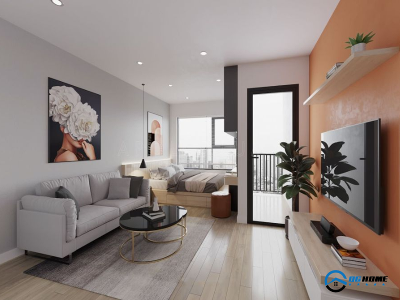 Studio dien tich 30m2