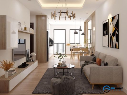 Chung cu 1 phong ngu hien dai