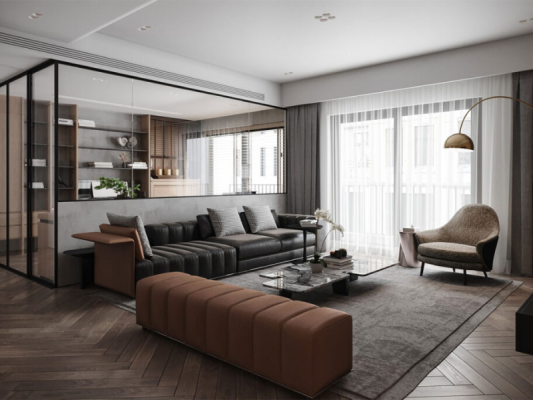 Chung cu 2 ngu phong cach hien dai