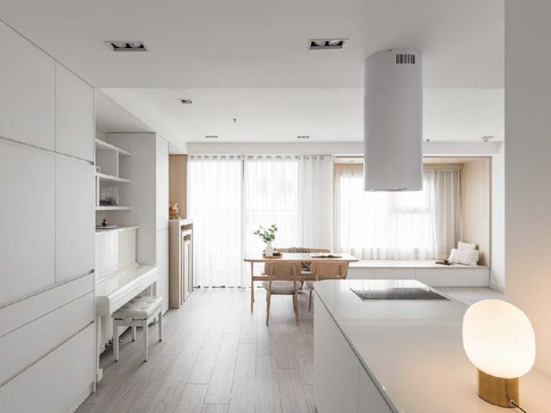 Mau can ho Studio phong cach toi gian