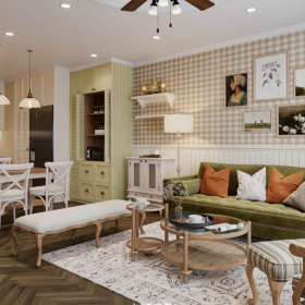 Thiet Ke Can Ho Theo Phong Cach Vintage