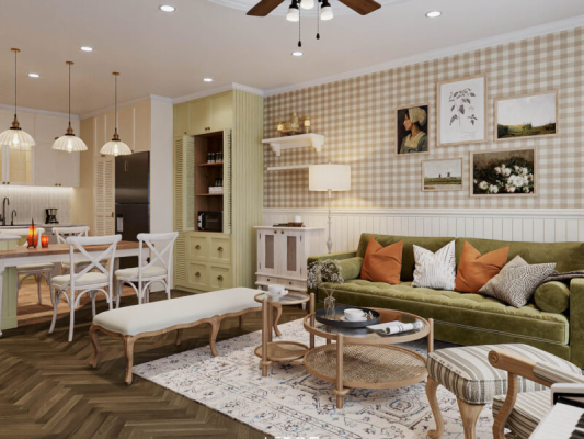 Thiet Ke Can Ho Theo Phong Cach Vintage