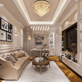 Thiet Ke Chung Cu Phong Cach Tan Co Dien