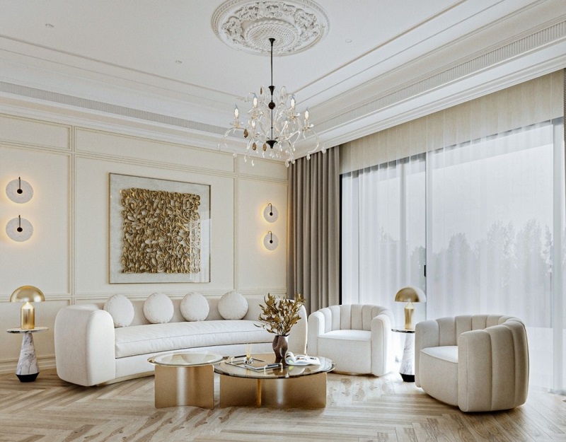 thiet ke can ho tan co dien