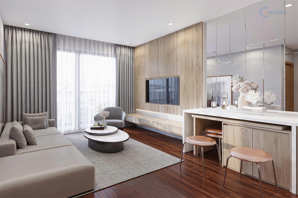 mau thiet ke phong khach hien dai