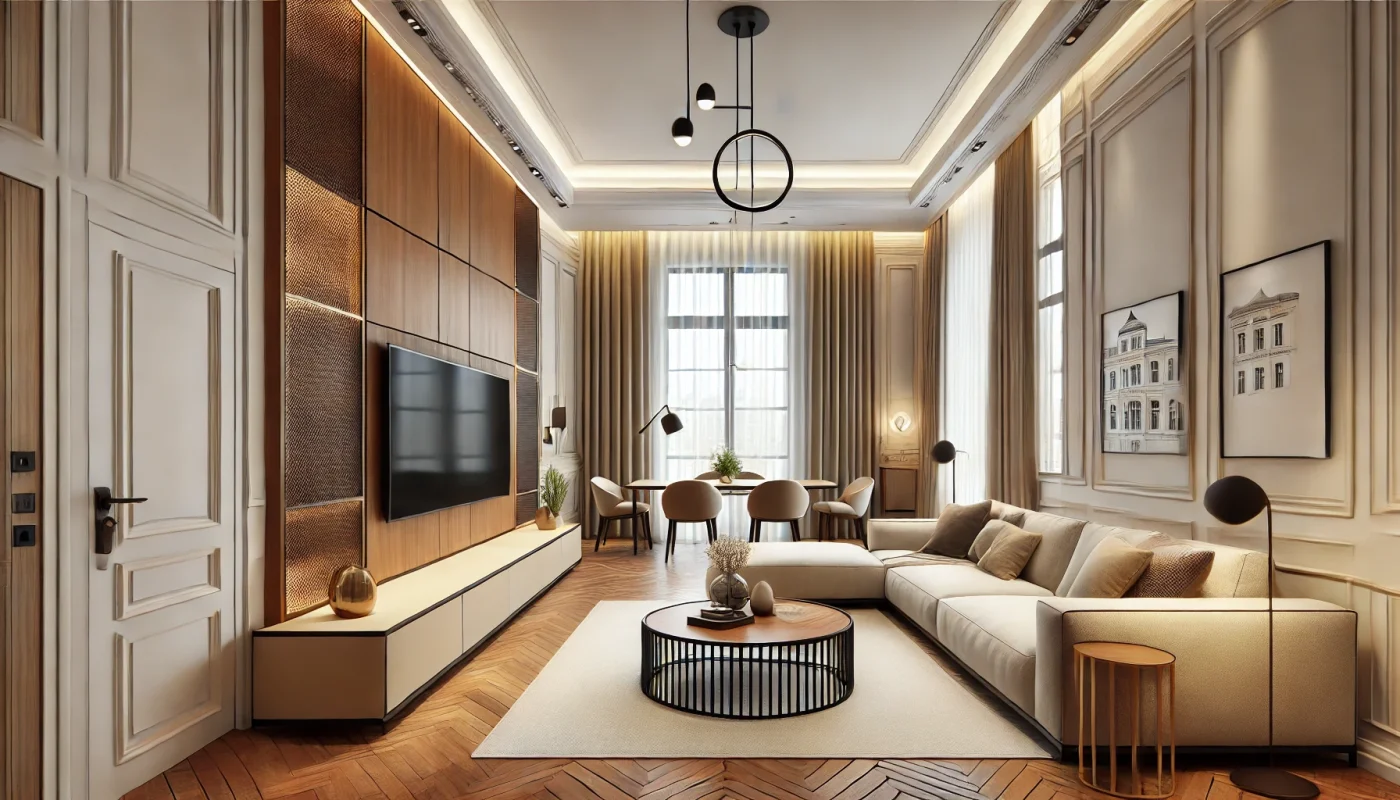 thiet ke noi that tan co dien sang trong