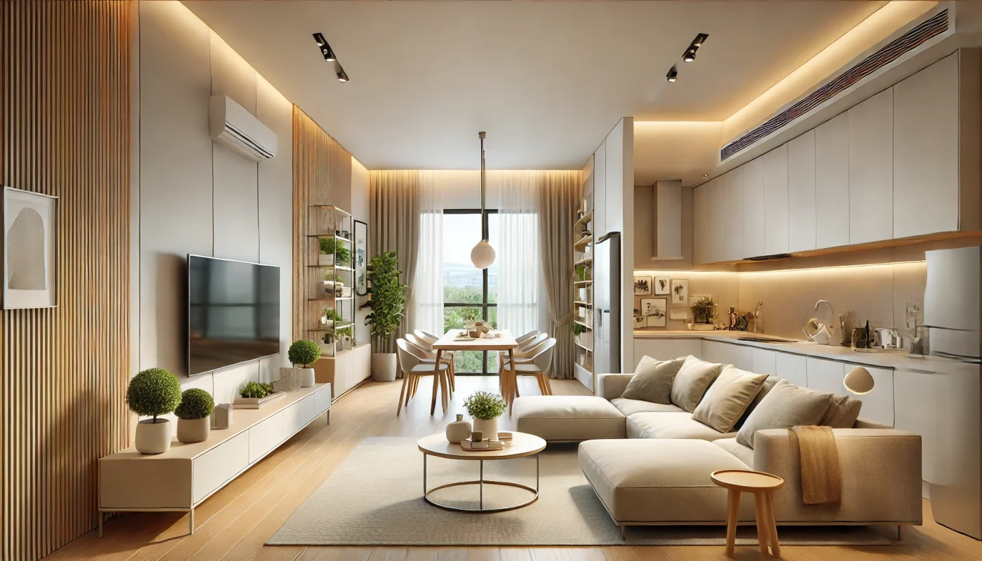 thiet ke phong khach hien dai