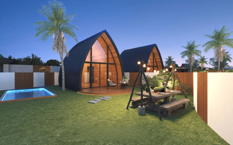 thiet ke bungalow cho khu nghi duong