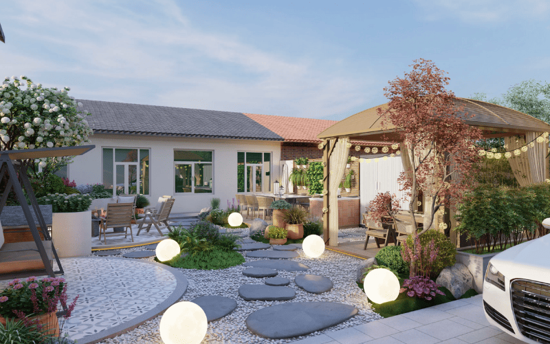 thiet ke homestay qghome