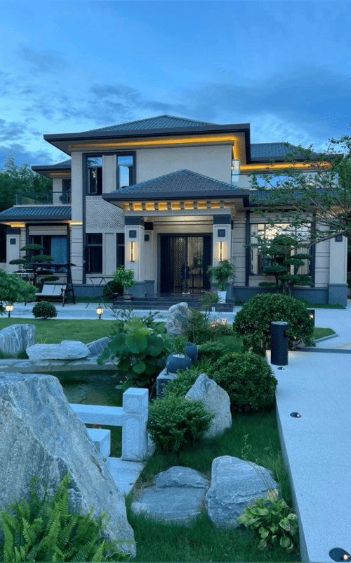 thiet ke nha vuon dep