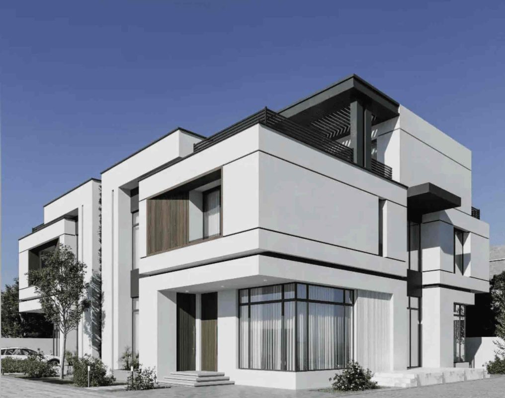 nha pho voi mau trang toi gian