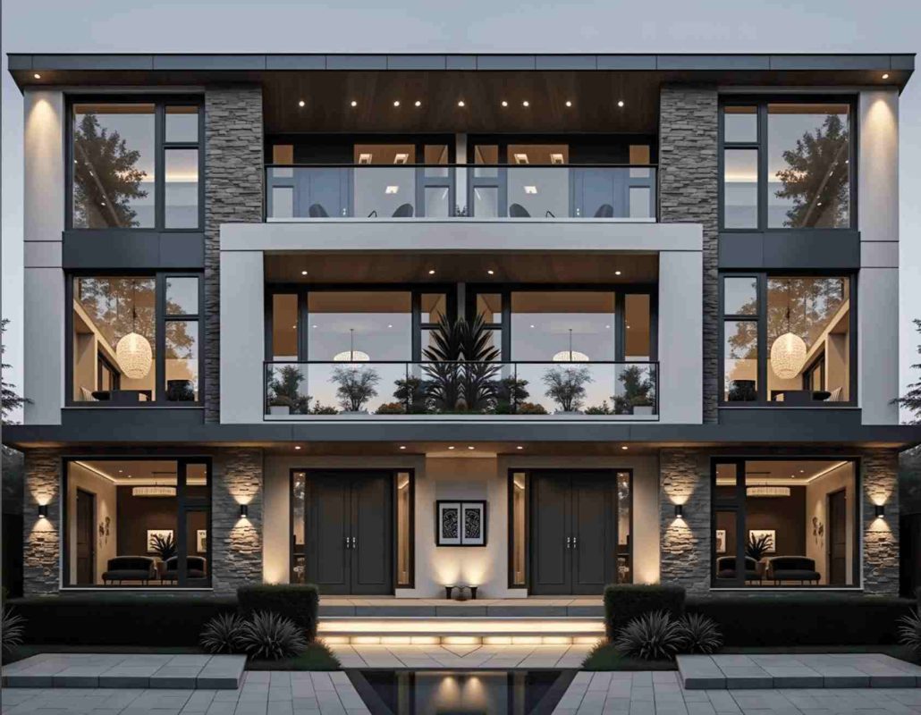 thiet ke nha hien dai 2025