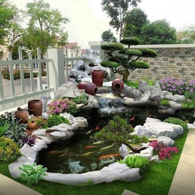 thi cong ho ca koi dep